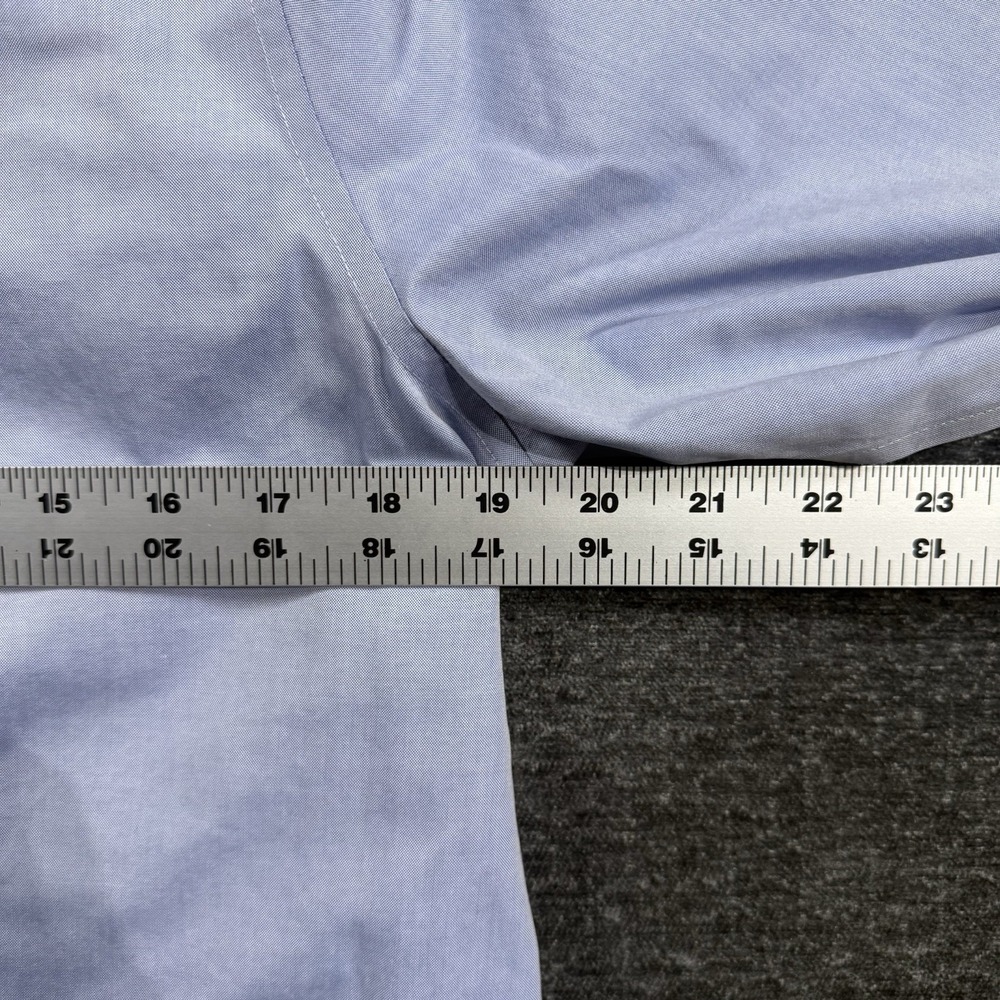 Orvis‎ Womens Wrinkle Free Button Down Shirt Blue 3/4 Sleeve Size 12 100% Cotton - Picture 4 of 11